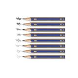 Dereceli Kalem Seti 7 Adet Kalem Ve Silgi Faber Castell Dereceli Kalem Seti 2b 3b 4b 5b 6b Kalem