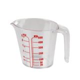 Dereceli Ölçü Kabı 1000 ml Hacminde 10 Aralıklı Sert Plastik Ölçü Kabı 1L (1, 500 ml)