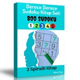 Dereceli Sudoku Kitap Seti 2 Spiralli Kitap