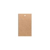 DERELİ MATBAA Kraft Karton Etiket 5x9cm Delikli 100 Adet