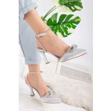 DERELİ SHOES Kadın Taşlı Fiyonklu Abiye Ayakkabı