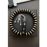 dergah tesbih Bilek Boy Osmanlı Model Oltu Taşı Tesbih ( 6.5 x 11 mm )