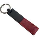 Deri Anahtarlık Bordo - Renkli