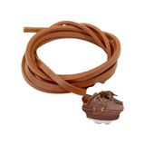 Deri Ayakkabı Bağcığı, Nubuk Timberland Dexter Vb. Ayakkabıya Uygun Deri Bağcık, 1 Adet - 150 Cm 001 saks-mavisi