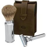 Deri Çantalı Tıraş Seti, Gillette Mach3 Siyah 1 Parça.