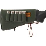 Deri Dipçik Fişekliği - Savage - Haki - 5'li - Standart