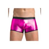 Deri Görünümlü Pembe Erkek Boxer - Tanga CK274608