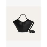 DERİ GÖRÜNÜMLÜ SHOPPER OMUZ ÇANTASI