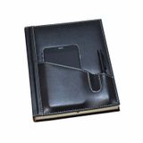 DERİ KAPAK DEFTER AJANDA TARİHSİZ KARELİ 17X24 CM