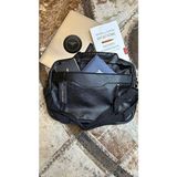 Deri Laptop Çanta - Antrasit - Siyah
