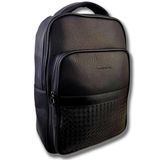 Deri Laptop Sırt Çantası Suya Dayanıklı Siyah 15.6'' İnç 8683255012275