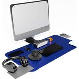 Deri Mousepad Oyuncu 80X40CM Matı Laptop ve Bilgisayar Uyumlu Geniş Gaming Masa Sümeni ve Mouse Pad Ofis Uyumlu - Lacivert
