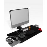 Deri Mousepad Oyuncu Matı Laptop ve Bilgisayar Uyumlu Geniş Gaming Masa Sümeni ve Mouse Pad 80X40CM - Siyah