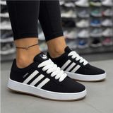 Deri Tozu Sneaker Düz Taban Spor Ayakkabı Erkek Sneaker Kadın Sneaker Koku Yapmaz - 40
