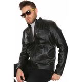 Deri Work Hakiki Deri Erkek Casual Siyah Deri Mont - XL - 0 - Siyah