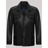 Deri Work Hakiki Kuzu Derisi Siyah Erkek Deri Mont Blazer Cepli Deri Ceket - 0 - Siyah - XL