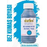 Deribo Bez ve Kumaş Ayakkabı Boyası, Ayakkabı Bakım. 100ML. Sünger Hediyeli. - Petrol - Yeşil