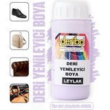 Deribo Deri Eşya, Ayakkabı, Koltuk, Direksiyon, Çanta, Deri Yenileyici Boya. 100ML. Sünger Hediyeli. - Leylak
