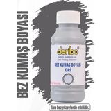 Deribo Gri Renkli Bez ve Kumaş Ayakkabı Boyası 100 ml Sünger Su Esaslı Ürün