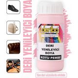 Deribo Koyu Pembe Deri, Eşya, Ayakkabı, Koltuk, Direksiyon, Çanta Yenileyici Boya 100 ml Tekli Ürün + Sünger