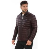 Deriburada Hakiki Deri Şişme Mont - 9 Renk Seçeneği - Bordo - L