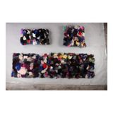 Dericibey Çok Renkli Doğal Kürk Koltuk Şal Takımı Şal 50 x 180 Cm, Yastık 50 x 50 Cm, Bel Yastığı 35 x 60 Cm - Gri