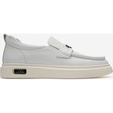 Dericlub Erkek Düz Taban Loafer Ayakkabı Gerçek Deri Cr 2996 Beyaz