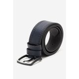 DERİCLUB Hakiki Deri 4.5 cm Erkek Dikişli Spor Kemer 520 LACİVERT