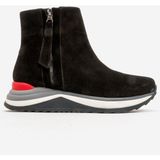 Dericlub Kadın Yüksek Taban Yarım Bilek Sneaker Bot Zy 1423 Süet Siyah - Siyah - Süet