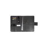 deridense M2 13-14 Inç Macbook Pro-air Vegan Deri Organizer Evrak Çantası Tablet Kılıfı Antrasit