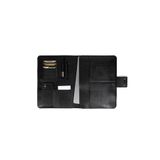 deridense M2 13-14 Inç Macbook Pro-air Vegan Deri Organizer Evrak Çantası Tablet Kılıfı Costa Siyah