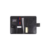 deridense M2 13-14 Inç Macbook Pro-air Vegan Deri Organizer Evrak Çantası Tablet Kılıfı Crazy Siyah