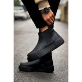 Deridün Yıldız Shoes MN069 - Crt Harmany Erkek Bot Sıyah - Siyah - 41