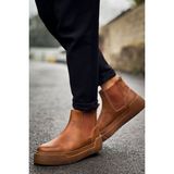 Deridün Yıldız Shoes MN069 CRT Harmany Taba Erkek Bot