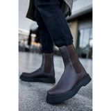 Deridün Yıldız Shoes MN223 CST Alaska Kahve Erkek Bot