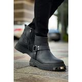 Deridün Yıldız Shoes MN227 - Cst Yukon Erkek Bot Sıyah - Siyah - 40