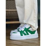 Deridün Yıldız Shoes MN2407 - Cbt Star-X Erkek Spor Ayakkabı Beyaz/yesıl - Beyaz - Yeşil