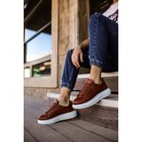 Deridün Yıldız Shoes MN257 Taba Erkek Ayakkabı Nefes Alabilir Yapı ile Koşu ve Yürüyüş İçin İdeal