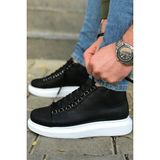 Deridün Yıldız Shoes MN258 - Cbt Roma Erkek Bot Sıyah - Siyah