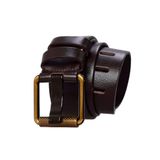 derikem (407) Erkek%100 Hakiki Deri Sarı Borulu 4,5 cm Kot Kemeri-1