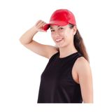 derikem (602)%100 Hakiki Deri Unisex Deri Cap Ayarlanabilir Şapka KIRMIZI Standart