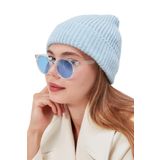 Derikem Basic Şık Standart Lüks Unisex Tiftik Bere AÇIK MAVİ Standart
