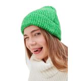 Derikem Basic Şık Standart Lüks Unisex Tiftik Bere FISTIK YEŞİLİ Standart