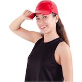 Derikem Deri Cap Ayarlanabilir Şapka - Kırmızı - Standart