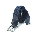 Derikem Elastik Örgü Kemer 3,5cm Lacivert Lastik Kemer Unisex LACİVERT 105 CM