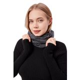 Derikem Kadın Triko Örgü Bere Boyunluk Outdoor Antrasit Standart