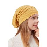 Derikem Kadın Triko Örgü Bere Boyunluk Outdoor Boyunluk Sarı SARI Standart