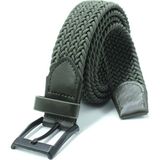 Derikem Örgü Lastik Kemer 3,5cm - Şort Kemeri - Kot Kemeri - Kanvas Pantolon Kemeri -Yeşil - 105 cm