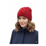Derikem Şık Kadın Saç Örgü Astarlı Triko Bere Kırmızı Standart