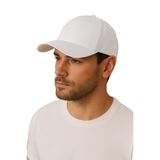Derikem Unisex Basic Arkası Cırtlı Ayarlanabilir Hat Beyzbol Şapka Kep Beyaz Standart
